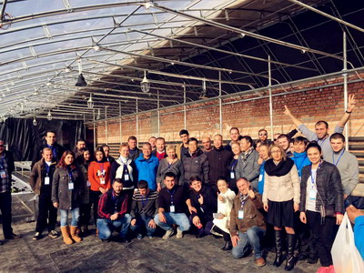 湖南省农业集团承建援格鲁吉亚蔬菜温室大棚