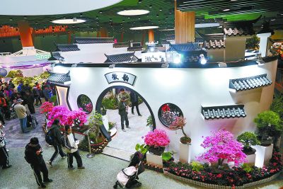 31个省区市经典花卉亮相中国馆