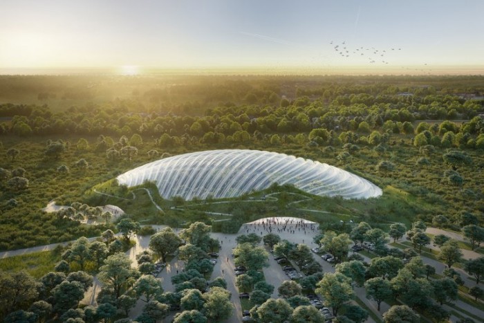 法国的“抓狂双宝”式热带温室将成为全球最大的温室