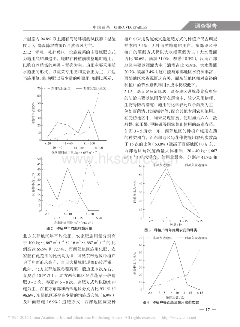 我国北方设施蔬菜质量安全现状与问题分析_第3页