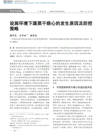 设施环境下蔬菜干烧心的发生原因及防控策略 .pdf