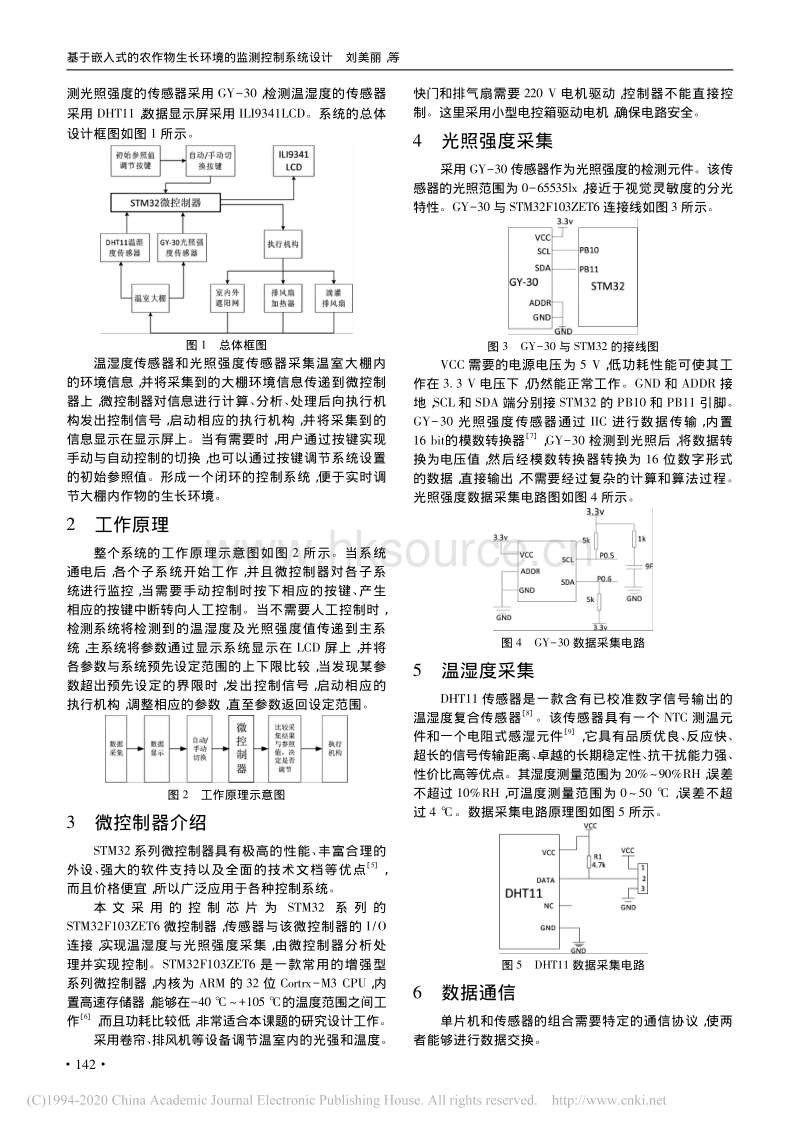 基于嵌入式的农作物生长环境的监测控制系统设计.pdf_第2页