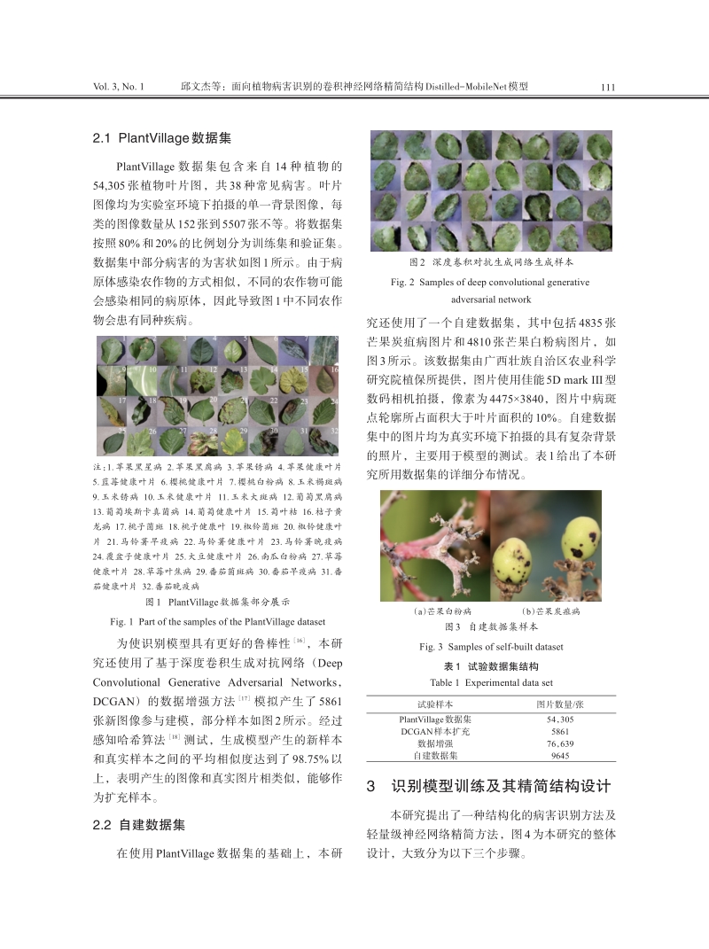 面向植物病害识别的卷积神经网络精简结构Distilled-MobileNet模型.pdf_第3页