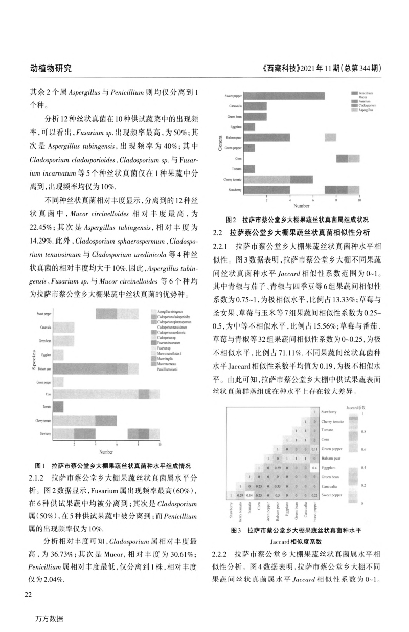 拉萨市蔡公堂乡大棚果蔬丝状真菌的分离与鉴定.pdf_第3页